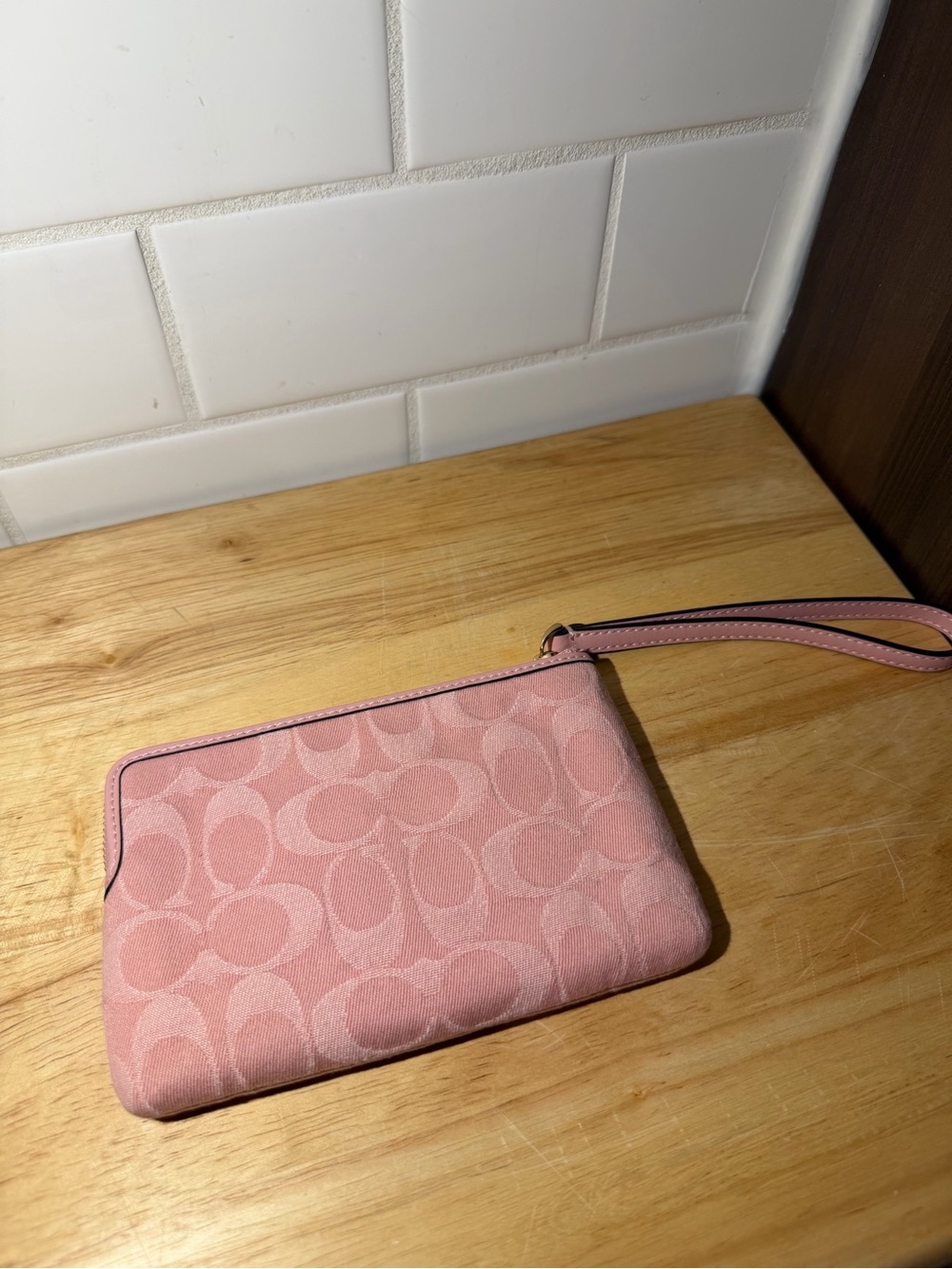 Coach Carey Shoulder/Crossbody Bag In Signature Denim/Gold/Light Pink CER69 - Picture 8 of 16